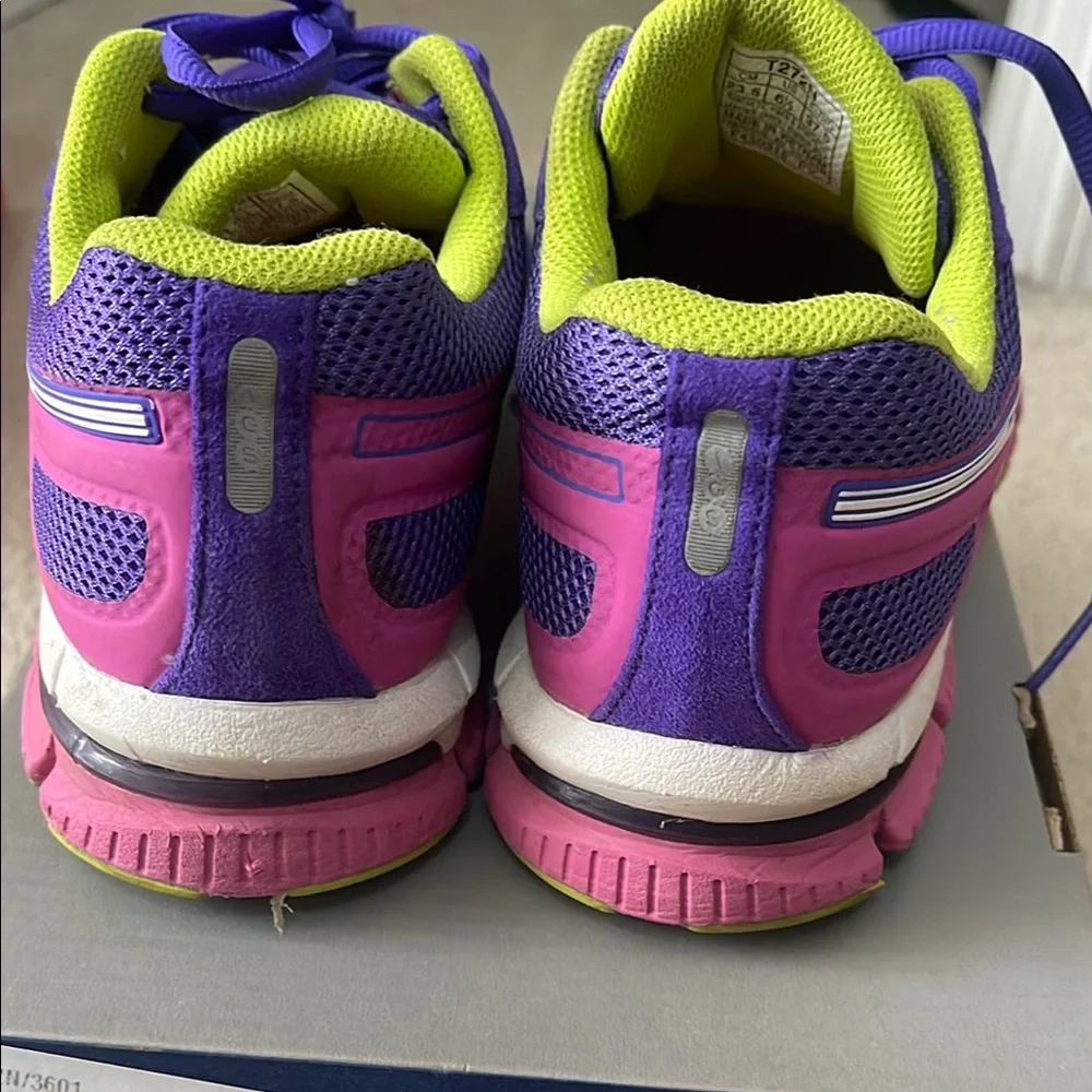 ASICS Gel-Neo33 Purple and Hot Pink Sneakers - Picture 2 of 4